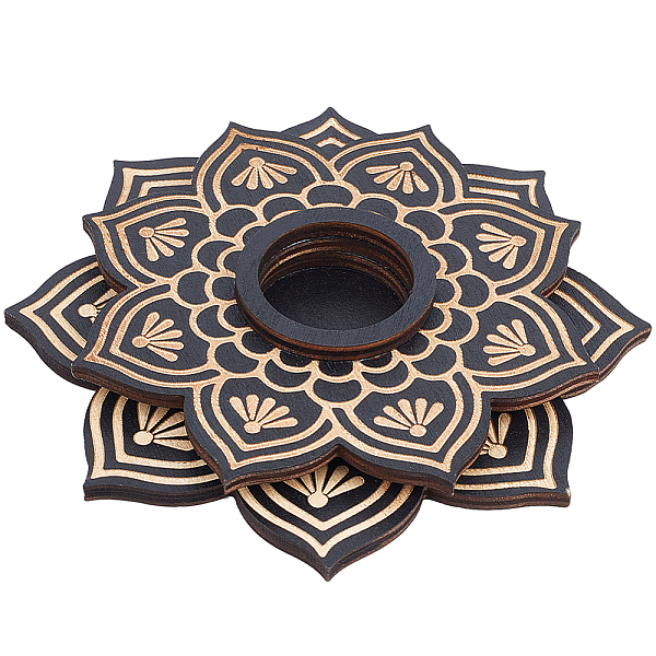 PandaHall Wooden Crystal Sphere Display Stand, Witch Stuff Wiccan Altar Decor Witchy Supplies Small Tray, for Witchcraft, Lotus, Flower...
PandaHall Wooden Crystal Sphere Display Stand, Witch Stuff Wiccan Altar Decor Witchy Supplies Small Tray, for Witchcraft, Lotus, Flower...