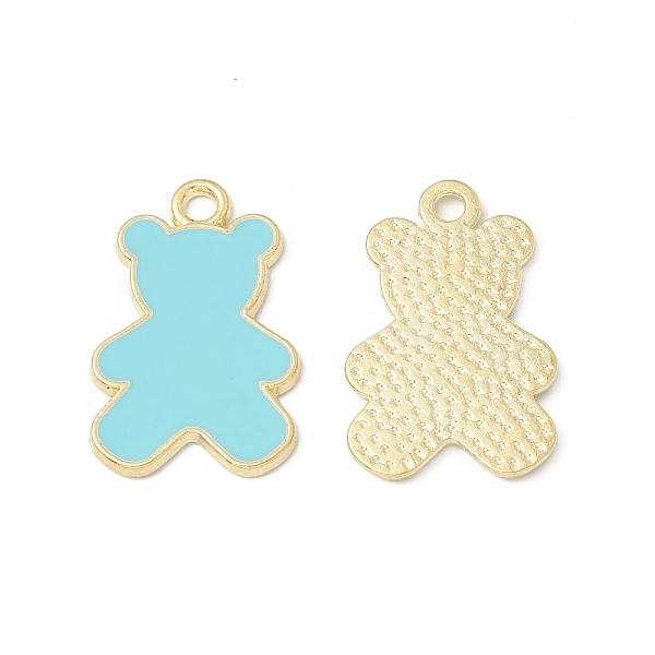 PandaHall Alloy Enamel Pendants, Bear Charm, Golden, Dark Turquoise, 20.5x13x1mm, Hole: 1.7mm Alloy+Enamel Bear
PandaHall Alloy Enamel Pendants, Bear Charm, Golden, Dark Turquoise, 20.5x13x1mm, Hole: 1.7mm Alloy+Enamel Bear