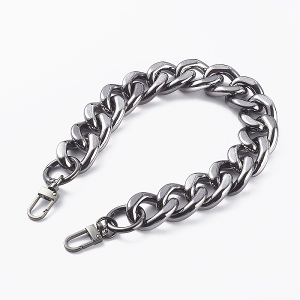PandaHall UV Plating ABS Plastic Linking Rings Bag Handles, Wallet Chains, with Zinc Alloy Swivel Clasps & Spring Gate Rings, Gunmetal, 15.7...
PandaHall UV Plating ABS Plastic Linking Rings Bag Handles, Wallet Chains, with Zinc Alloy Swivel Clasps & Spring Gate Rings, Gunmetal, 15.7...