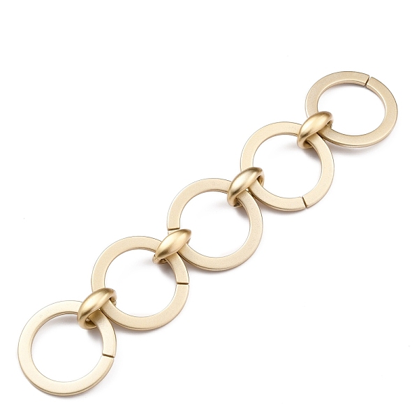 PandaHall Handmade Spray Painted CCB Plastic Link Chains, Round Ring, Gold, Link: 45x3mm and 22.5x16x8.5mm, about 39.37 inch(1m)/strand...
PandaHall Handmade Spray Painted CCB Plastic Link Chains, Round Ring, Gold, Link: 45x3mm and 22.5x16x8.5mm, about 39.37 inch(1m)/strand...