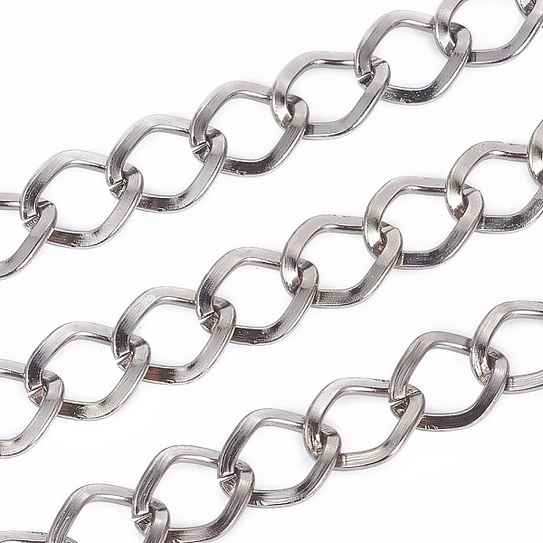 PandaHall Iron Twisted Chains, Unwelded, with Spool, Rhombus, Gunmetal, 8.5x6.8x1.2mm, about 164.04 Feet(50m)/roll Iron
PandaHall Iron Twisted Chains, Unwelded, with Spool, Rhombus, Gunmetal, 8.5x6.8x1.2mm, about 164.04 Feet(50m)/roll Iron