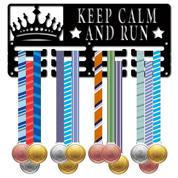 PandaHall CREATCABIN Crown Medal Holder Running Medal Hanger Display Rack Sports Metal Hanging Awards Iron Small Mount Decor for Wall Home..., Black
PandaHall CREATCABIN Crown Medal Holder Running Medal Hanger Display Rack Sports Metal Hanging Awards Iron Small Mount Decor for Wall Home..., Black