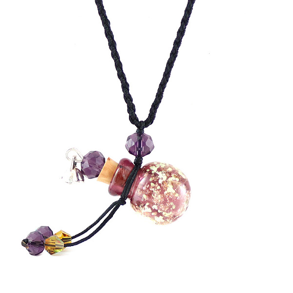 PandaHall Lampwork Perfume Bottle Pendant Necklace with Glass Beads, Essential Oil Vial Jewelry for Women, Pale Violet Red, 17.7~25.59 inch...
PandaHall Lampwork Perfume Bottle Pendant Necklace with Glass Beads, Essential Oil Vial Jewelry for Women, Pale Violet Red, 17.7~25.59 inch...