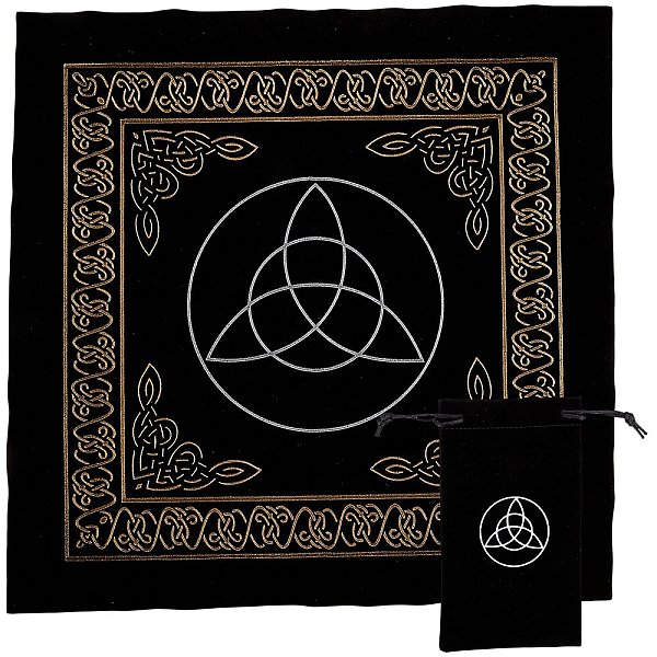 PandaHall CREATCABIN Triquetra Altar Cloth Witchcraft Supplies Tarot Divination Cards Table Cloth Spiritual Astrology Tablecloth for Bar..., Black
PandaHall CREATCABIN Triquetra Altar Cloth Witchcraft Supplies Tarot Divination Cards Table Cloth Spiritual Astrology Tablecloth for Bar..., Black