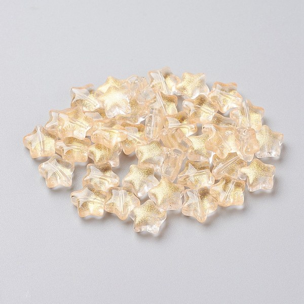 PandaHall Electroplate Glass Beads, Star, Champagne Yellow, 8.5x8.5x4mm, Hole: 1mm Glass Star Yellow
PandaHall Electroplate Glass Beads, Star, Champagne Yellow, 8.5x8.5x4mm, Hole: 1mm Glass Star Yellow