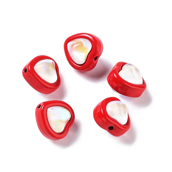 PandaHall Spray Painted Alloy Bead, with Glass, Heart, Colorful, 11.5x11.5x11mm, Hole: 1.2mm Alloy+Glass Heart
PandaHall Spray Painted Alloy Bead, with Glass, Heart, Colorful, 11.5x11.5x11mm, Hole: 1.2mm Alloy+Glass Heart