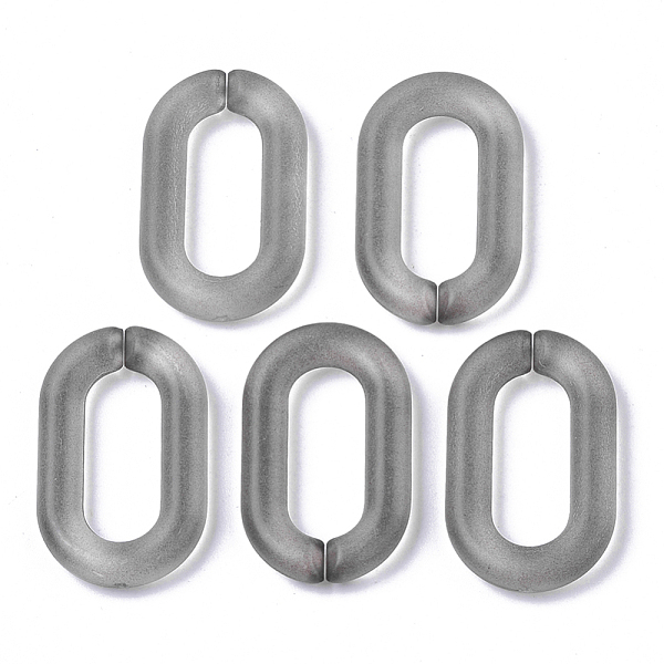 PandaHall Transparent Acrylic Linking Rings, Quick Link Connectors, for Cable Chains Making, Oval, Frosted, Black, 27x16.5x4mm, Inner... 
PandaHall Transparent Acrylic Linking Rings, Quick Link Connectors, for Cable Chains Making, Oval, Frosted, Black, 27x16.5x4mm, Inner...