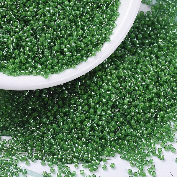 PandaHall MIYUKI Delica Beads, Cylinder, Japanese Seed Beads, 11/0, (DB0274) Lined Pea Green Luster, 1.3x1.6mm, Hole: 0.8mm, about...
PandaHall MIYUKI Delica Beads, Cylinder, Japanese Seed Beads, 11/0, (DB0274) Lined Pea Green Luster, 1.3x1.6mm, Hole: 0.8mm, about...