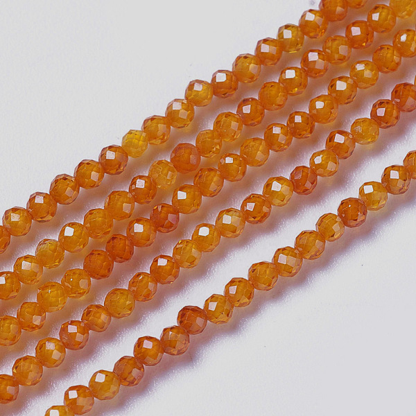 PandaHall Cubic Zirconia Beads Strands, Faceted, Round, Orange, 1.5~2x2mm, Hole: 0.2mm, about 178~186pcs/strand, 15~15.5 inch(37.5~38.5cm)...
PandaHall Cubic Zirconia Beads Strands, Faceted, Round, Orange, 1.5~2x2mm, Hole: 0.2mm, about 178~186pcs/strand, 15~15.5 inch(37.5~38.5cm)...