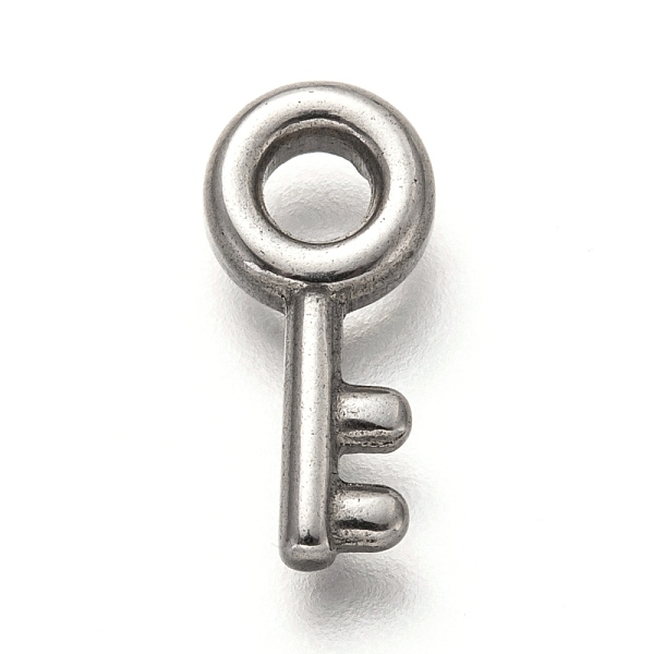 PandaHall 304 Stainless Steel Pendants, Key, Stainless Steel Color, 15x7x3mm, Hole: 3mm 304 Stainless Steel Key
PandaHall 304 Stainless Steel Pendants, Key, Stainless Steel Color, 15x7x3mm, Hole: 3mm 304 Stainless Steel Key