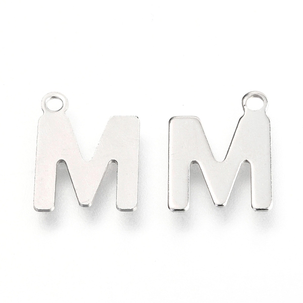 PandaHall 201 Stainless Steel Charms, Alphabet, Letter.M, 12x9.2x0.6mm, Hole: 1.2mm 201 Stainless Steel Letter M
PandaHall 201 Stainless Steel Charms, Alphabet, Letter.M, 12x9.2x0.6mm, Hole: 1.2mm 201 Stainless Steel Letter M