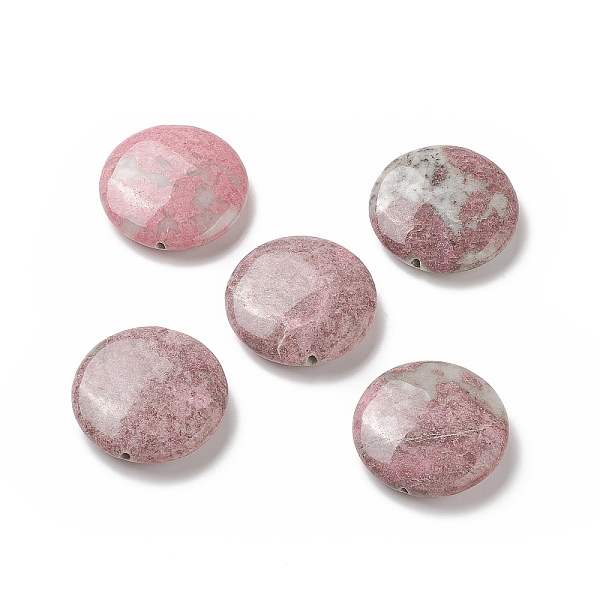 PandaHall Natural Rhodochrosite Beads, Flat Round, 35x10mm, Hole: 1mm Rhodochrosite Flat Round
PandaHall Natural Rhodochrosite Beads, Flat Round, 35x10mm, Hole: 1mm Rhodochrosite Flat Round