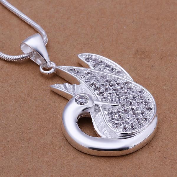 PandaHall Simple Silver Color Plated Brass Cubic Zirconia Swan Pendant Necklaces For Women, with Snake Chains, 18 inch Cubic Zirconia
PandaHall Simple Silver Color Plated Brass Cubic Zirconia Swan Pendant Necklaces For Women, with Snake Chains, 18 inch Cubic Zirconia