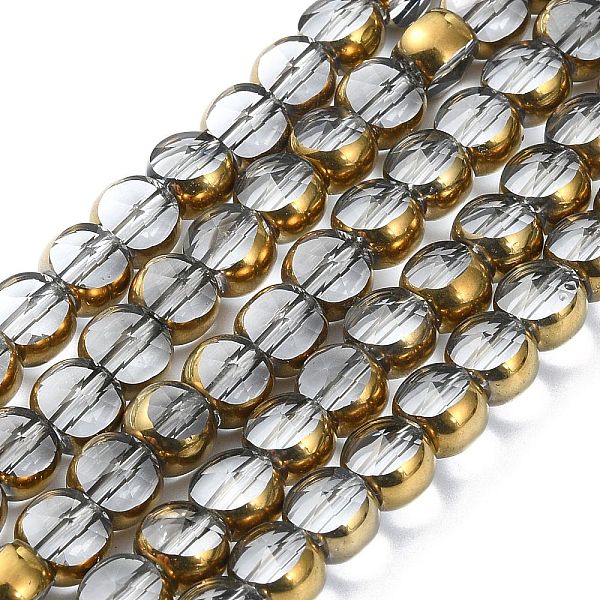 PandaHall Half Plated Electroplate Transparent Glass Beads Strands, Antique Bronze Plated, Flat Round, Faceted, Clear, 6x5mm, Hole: 1.2mm...
PandaHall Half Plated Electroplate Transparent Glass Beads Strands, Antique Bronze Plated, Flat Round, Faceted, Clear, 6x5mm, Hole: 1.2mm...