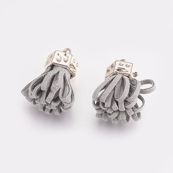 PandaHall Faux Suede Pendant Decorations, with CCB Plastic Cord Ends, Light Grey, 24x8mm, Hole: 3mm Faux Suede Others Gray
PandaHall Faux Suede Pendant Decorations, with CCB Plastic Cord Ends, Light Grey, 24x8mm, Hole: 3mm Faux Suede Others Gray
