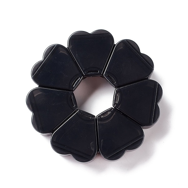 PandaHall Plastic Boxes, for Jewelry Storage, 7 Compartments, Flower, Black, 12.2x12.4x2.4cm Plastic Flower Black
PandaHall Plastic Boxes, for Jewelry Storage, 7 Compartments, Flower, Black, 12.2x12.4x2.4cm Plastic Flower Black