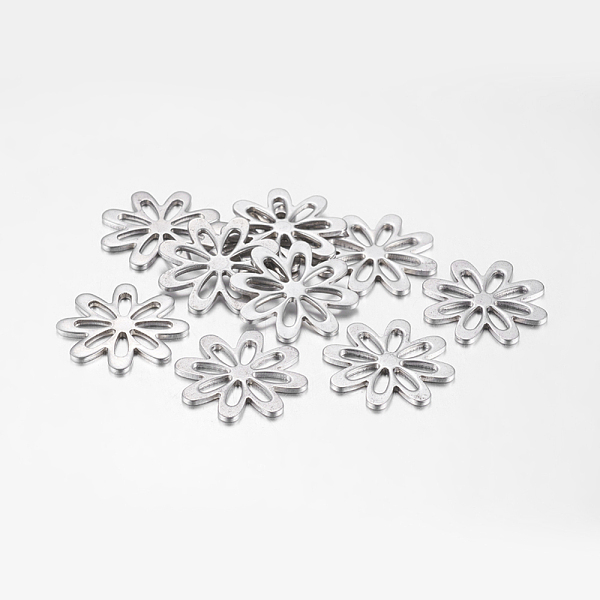 PandaHall 201 Stainless Steel Pendants, Flower, Stainless Steel Color, 21x1mm 201 Stainless Steel Flower
PandaHall 201 Stainless Steel Pendants, Flower, Stainless Steel Color, 21x1mm 201 Stainless Steel Flower