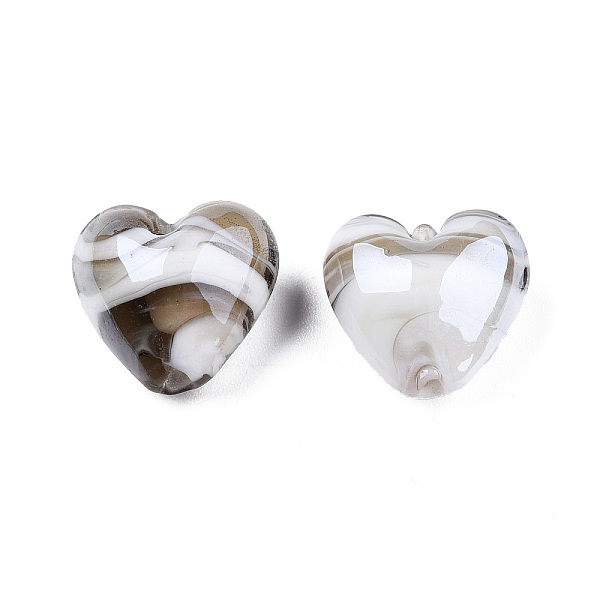 PandaHall Handmade Lampwork Beads, Pearlized, Coffee, 16x16x8.5mm, Hole: 1.4mm Lampwork Heart Brown
PandaHall Handmade Lampwork Beads, Pearlized, Coffee, 16x16x8.5mm, Hole: 1.4mm Lampwork Heart Brown