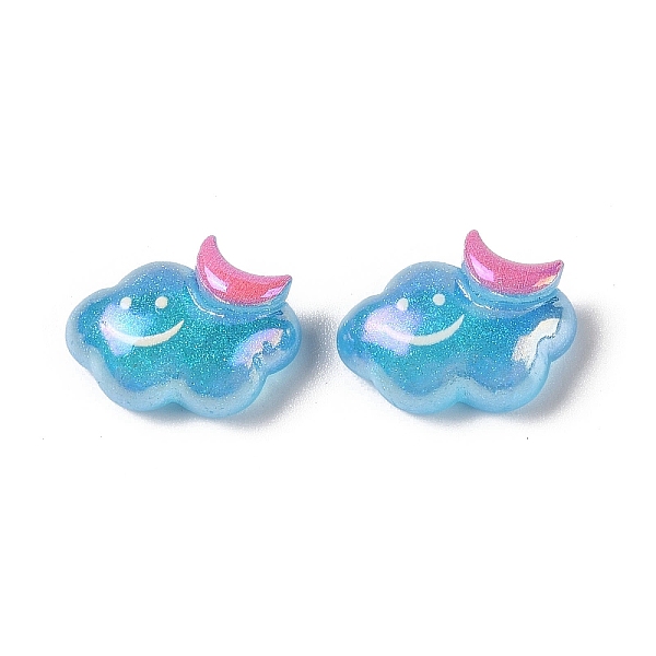 PandaHall Glitter Plated Resin Cabochons, Cloud, Sky Blue, 17x23x8.5mm Resin Cloud
PandaHall Glitter Plated Resin Cabochons, Cloud, Sky Blue, 17x23x8.5mm Resin Cloud
