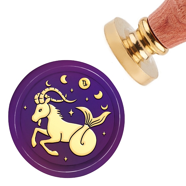 PandaHall Brass Wax Seal Stamp with Handle, for DIY Scrapbooking, Capricornus, 3.5x1.18 inch(8.9x3cm) Brass Capricorn
PandaHall Brass Wax Seal Stamp with Handle, for DIY Scrapbooking, Capricornus, 3.5x1.18 inch(8.9x3cm) Brass Capricorn