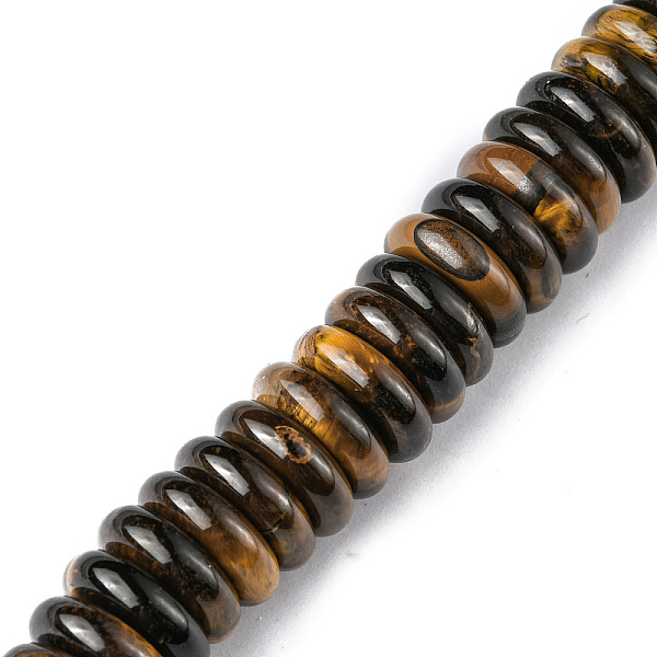 PandaHall Natural Tiger Eye Beads Strands, Disc, 12x3.5~4mm, Hole: 1.4mm, about 51pcs/strand, 7.48~8.19 inch(19~20.8cm) Tiger Eye Disc
PandaHall Natural Tiger Eye Beads Strands, Disc, 12x3.5~4mm, Hole: 1.4mm, about 51pcs/strand, 7.48~8.19 inch(19~20.8cm) Tiger Eye Disc