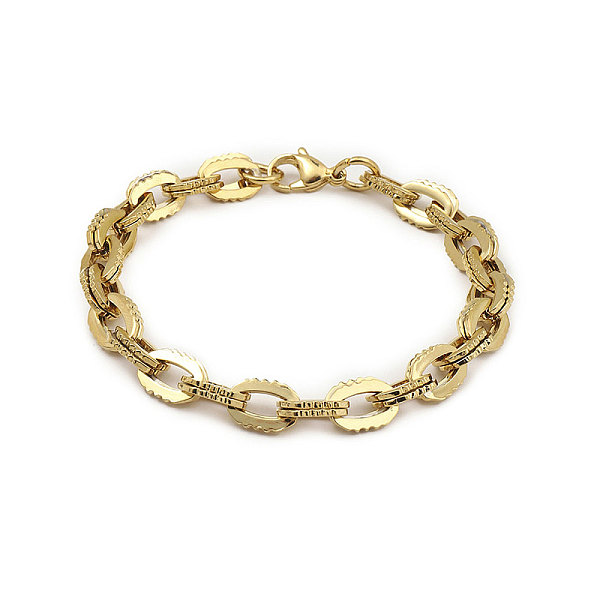PandaHall 201 Stainless Steel Oval Link Chain Bracelets, Golden, 8-5/8 inch(22cm), Wide: 8mm 201 Stainless Steel Oval
PandaHall 201 Stainless Steel Oval Link Chain Bracelets, Golden, 8-5/8 inch(22cm), Wide: 8mm 201 Stainless Steel Oval