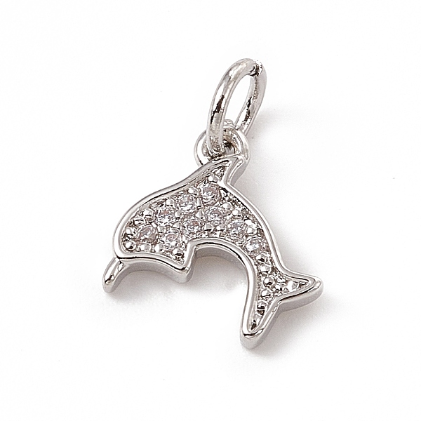 PandaHall Brass Micro Pave Cubic Zirconia Charms, with Jump Ring, Dolphin Charm, Platinum, 10x10x1.5mm, Hole: 3mm Brass+Cubic Zirconia..., Clear
PandaHall Brass Micro Pave Cubic Zirconia Charms, with Jump Ring, Dolphin Charm, Platinum, 10x10x1.5mm, Hole: 3mm Brass+Cubic Zirconia..., Clear