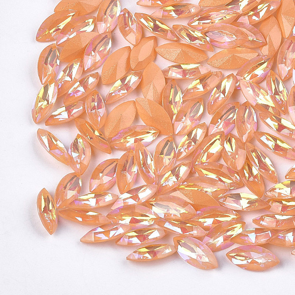 PandaHall Pointed Back Resin Rhinestone Cabochons, Faceted, Horse Eye, Orange, 15x7x4mm, about 400pcs/bag Resin Horse Eye Orange
PandaHall Pointed Back Resin Rhinestone Cabochons, Faceted, Horse Eye, Orange, 15x7x4mm, about 400pcs/bag Resin Horse Eye Orange