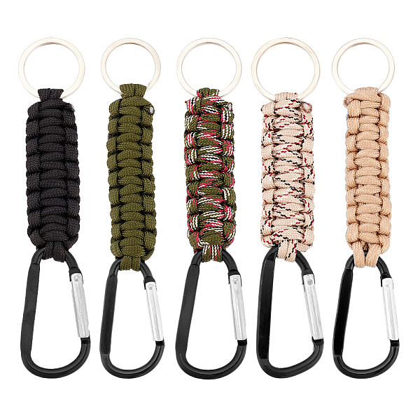 PandaHall ARRICRAFT 5Pcs 5 Colors Aluminum Rock Climbing Carabiners, Key Clasps, with Stainless Steel Split Key Rings and Nylon Cord, Mixed..., Multicolor
PandaHall ARRICRAFT 5Pcs 5 Colors Aluminum Rock Climbing Carabiners, Key Clasps, with Stainless Steel Split Key Rings and Nylon Cord, Mixed..., Multicolor
