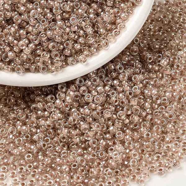 PandaHall MIYUKI Round Rocailles Beads, Japanese Seed Beads, (RRHB279) Light Blush Lined Crystal, 8/0, 3mm, Hole: 1mm, about..., Pink
PandaHall MIYUKI Round Rocailles Beads, Japanese Seed Beads, (RRHB279) Light Blush Lined Crystal, 8/0, 3mm, Hole: 1mm, about..., Pink