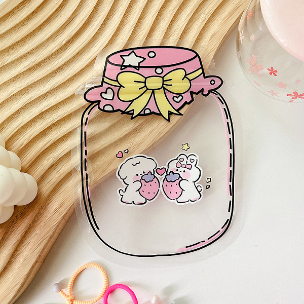 PandaHall Cartoon Bottle Plastic Zip Lock Bags, Top Seal Reusable Bags for Candy Storage, Pink, 17x13cm, Unilateral Thickness: 5.5 Mil...
PandaHall Cartoon Bottle Plastic Zip Lock Bags, Top Seal Reusable Bags for Candy Storage, Pink, 17x13cm, Unilateral Thickness: 5.5 Mil...