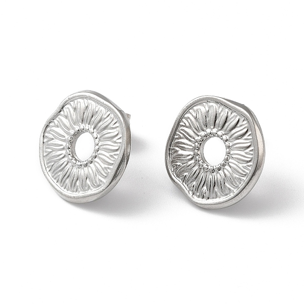 PandaHall 304 Stainless Stud Earring Findings, with Vertical Loops, Donut, Stainless Steel Color, 16x16mm, Hole: 2.7mm, Pin: 0.5mm 304...
PandaHall 304 Stainless Stud Earring Findings, with Vertical Loops, Donut, Stainless Steel Color, 16x16mm, Hole: 2.7mm, Pin: 0.5mm 304...