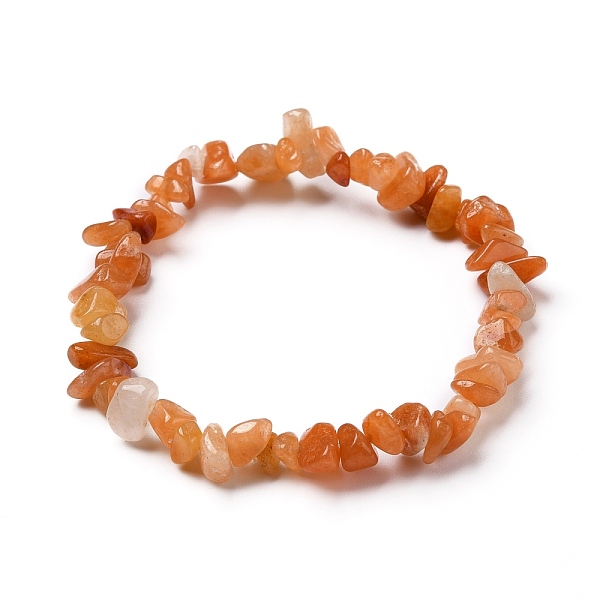 PandaHall Natural Red Aventurine Chip Beads Stretch Bracelets, Inner Diameter: 2-1/8 inch(5.4cm), Beads: 5~14mm Red Aventurine
PandaHall Natural Red Aventurine Chip Beads Stretch Bracelets, Inner Diameter: 2-1/8 inch(5.4cm), Beads: 5~14mm Red Aventurine