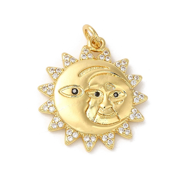 PandaHall Sun & Moon Rack Plating Brass Micro Pave Clear Cubic Zirconia Pendants, with Jump Ring, Long-Lasting Plated, Lead Free & Cadmium...
PandaHall Sun & Moon Rack Plating Brass Micro Pave Clear Cubic Zirconia Pendants, with Jump Ring, Long-Lasting Plated, Lead Free & Cadmium...