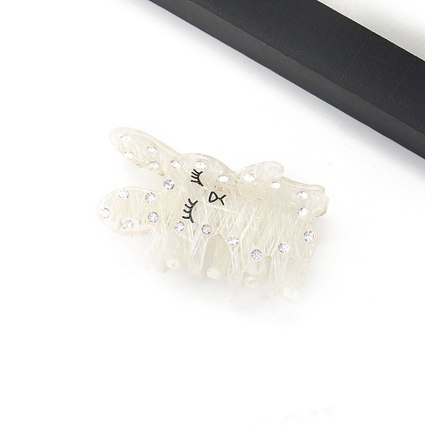 PandaHall Rabbit Cellulose Acetate Claw Hair Clips, Rhinestones Hair Accessories for Women & Girls, Snow, 65x32x47mm Cellulose Acetate..., White
PandaHall Rabbit Cellulose Acetate Claw Hair Clips, Rhinestones Hair Accessories for Women & Girls, Snow, 65x32x47mm Cellulose Acetate..., White