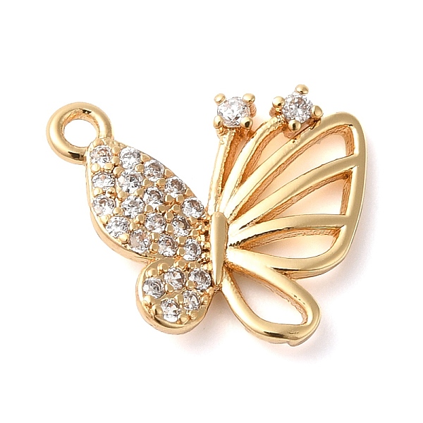 PandaHall Brass Micro Pave Clear Cubic Zirconia Charms, Butterfly, Real 18K Gold Plated, 12x13.5x2mm, Hole: 1.2mm Brass+Cubic Zirconia...
PandaHall Brass Micro Pave Clear Cubic Zirconia Charms, Butterfly, Real 18K Gold Plated, 12x13.5x2mm, Hole: 1.2mm Brass+Cubic Zirconia...