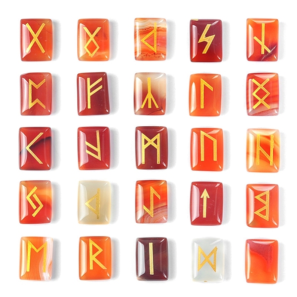 PandaHall Rectangle Natural Natural Carnelian Rune Stones, Healing Stones for Chakras Balancing, Crystal Therapy, Meditation, Reiki...
PandaHall Rectangle Natural Natural Carnelian Rune Stones, Healing Stones for Chakras Balancing, Crystal Therapy, Meditation, Reiki...
