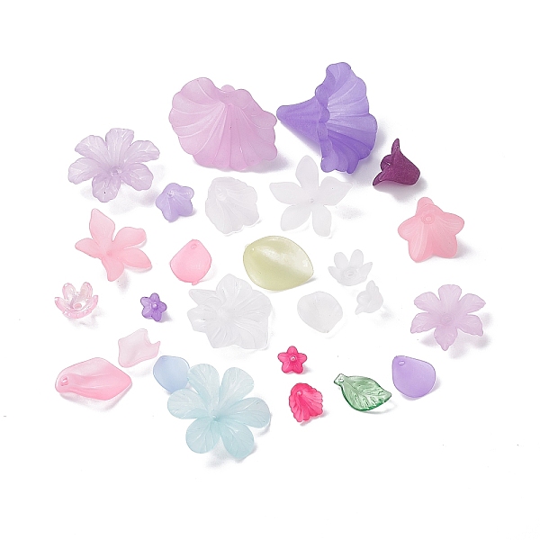 PandaHall Frosted Acrylic Pendants, Petal & Flower, Mixed Color, 5~31.5x9~40.5x2~32mm, Hole: 1.2~2.4mm Acrylic Flower Multicolor
PandaHall Frosted Acrylic Pendants, Petal & Flower, Mixed Color, 5~31.5x9~40.5x2~32mm, Hole: 1.2~2.4mm Acrylic Flower Multicolor