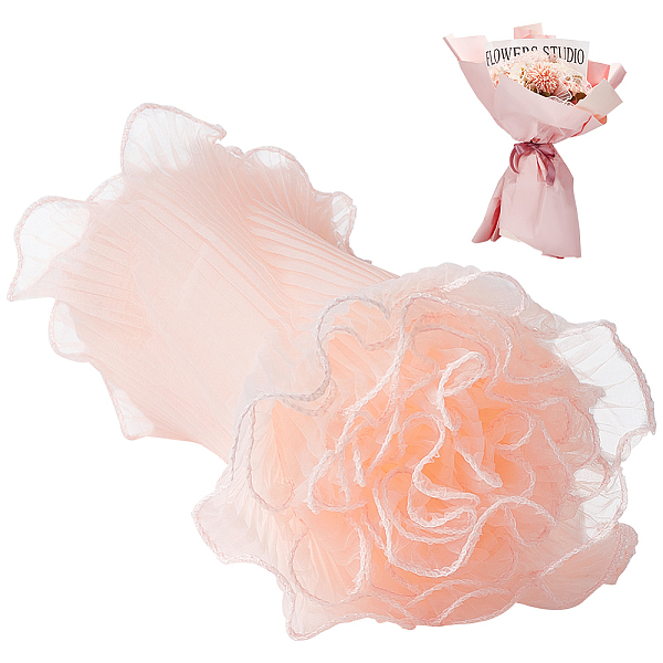 PandaHall Organza Gauze Pleated Lace Trim, for Bouquet Decor, Misty Rose, 10-5/8 inch(270mm), about 4.5yards(4.11m)/pc Fibre None
PandaHall Organza Gauze Pleated Lace Trim, for Bouquet Decor, Misty Rose, 10-5/8 inch(270mm), about 4.5yards(4.11m)/pc Fibre None
