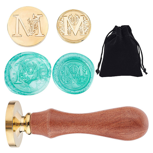 PandaHall CRASPIRE Wax Seal Stamp Set 2Pcs 2 Style Initial Letter M Alphabet Brass Sealing Stamp Heads 25mm Removable with 1Pc Vintage...
PandaHall CRASPIRE Wax Seal Stamp Set 2Pcs 2 Style Initial Letter M Alphabet Brass Sealing Stamp Heads 25mm Removable with 1Pc Vintage...