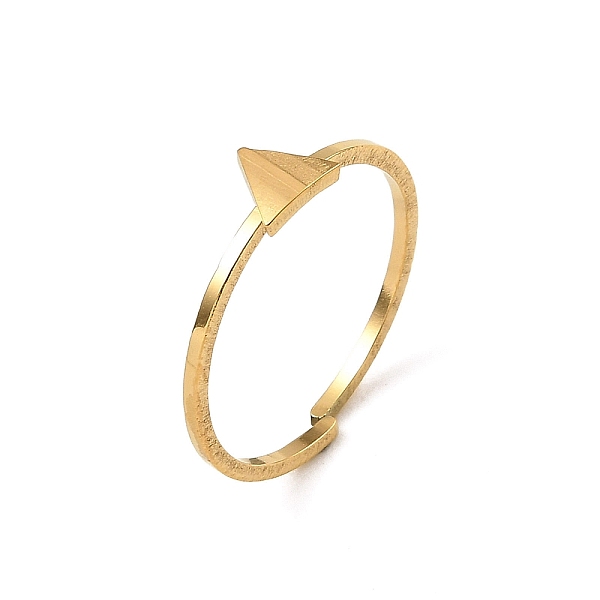PandaHall 304 Stainless Steel Adjustable Open Cuff Rings, Triangle, 1mm, Inner Diameter: 17mm 304 Stainless Steel Triangle
PandaHall 304 Stainless Steel Adjustable Open Cuff Rings, Triangle, 1mm, Inner Diameter: 17mm 304 Stainless Steel Triangle