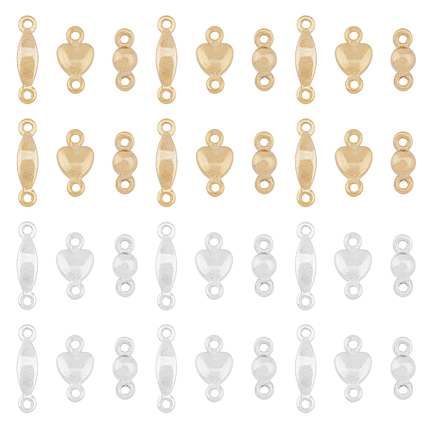 PandaHall HOBBIESAY 60Pcs 6 Styles Brass Connector Charms, Horse Eye & Heart & Round, Golden & Silver, 3~10.5x2.5~7x2~2.5mm, Hole: 1mm...
PandaHall HOBBIESAY 60Pcs 6 Styles Brass Connector Charms, Horse Eye & Heart & Round, Golden & Silver, 3~10.5x2.5~7x2~2.5mm, Hole: 1mm...