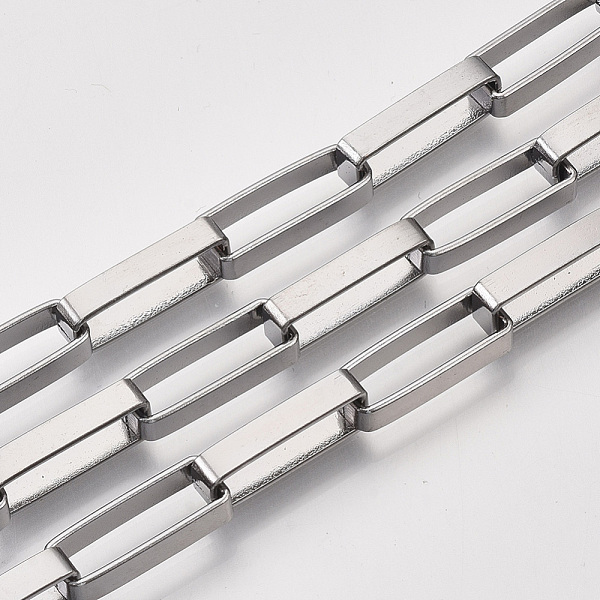 PandaHall Unwelded Iron Paperclip Chains, Flat Oval, Drawn Elongated Cable Chains, with Spool, Gunmetal, 19x7x4mm, about 32.8 Feet(10m)/roll...
PandaHall Unwelded Iron Paperclip Chains, Flat Oval, Drawn Elongated Cable Chains, with Spool, Gunmetal, 19x7x4mm, about 32.8 Feet(10m)/roll...