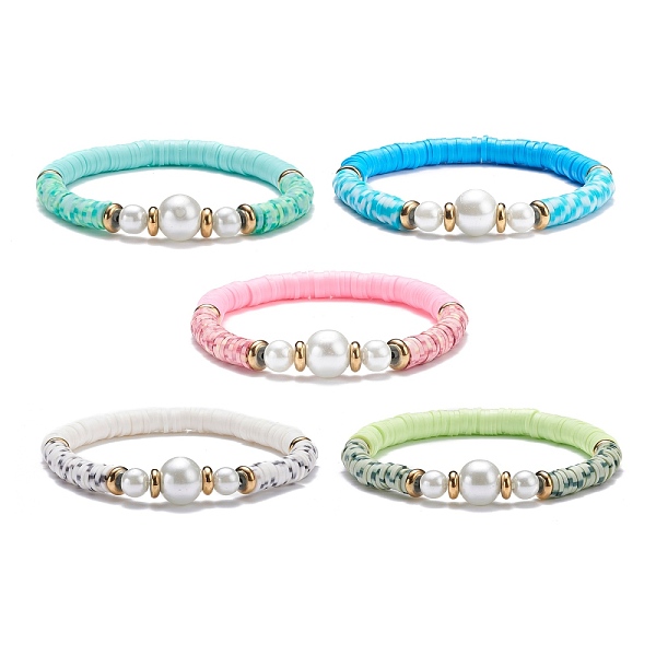 PandaHall Handmade Polymer Clay Heishi Beads Stretch Bracelet, Glass Pearl Bracelet for Women, Mixed Color, Inner Diameter: 2-1/8 inch..., Multicolor
PandaHall Handmade Polymer Clay Heishi Beads Stretch Bracelet, Glass Pearl Bracelet for Women, Mixed Color, Inner Diameter: 2-1/8 inch..., Multicolor