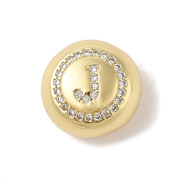 PandaHall Rack Plating Brass & Cubic Zirconia Pendants, Cadmium Free & Lead Free, Long-Lasting Plated, Flat Round with Letter, Letter J..., Clear
PandaHall Rack Plating Brass & Cubic Zirconia Pendants, Cadmium Free & Lead Free, Long-Lasting Plated, Flat Round with Letter, Letter J..., Clear