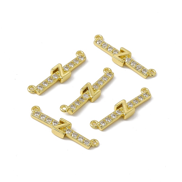 PandaHall Rack Plating Brass Micro Pave Clear Cubic Zirconia Connector Charms, Real 18K Gold Plated, Long-Lasting Plated, Cadmium Free &...
PandaHall Rack Plating Brass Micro Pave Clear Cubic Zirconia Connector Charms, Real 18K Gold Plated, Long-Lasting Plated, Cadmium Free &...
