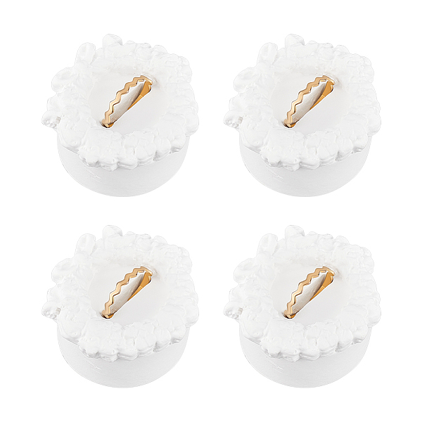 PandaHall Flower Shaped Gesso Ring Display Stands, Single Ring Displays for Photography Props, White, 4.35x4.6x2.4cm, Groove: 1.9x0.3cm...
PandaHall Flower Shaped Gesso Ring Display Stands, Single Ring Displays for Photography Props, White, 4.35x4.6x2.4cm, Groove: 1.9x0.3cm...