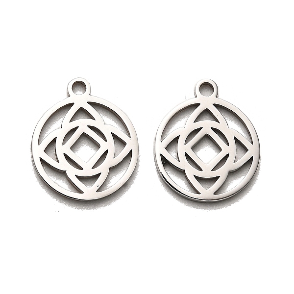 PandaHall 316 Surgical Stainless Steel Charms, Laser Cut, Flat Round with Knot Charm, Stainless Steel Color, 14.5x12.5x1mm, Hole: 1.6mm 316...
PandaHall 316 Surgical Stainless Steel Charms, Laser Cut, Flat Round with Knot Charm, Stainless Steel Color, 14.5x12.5x1mm, Hole: 1.6mm 316...