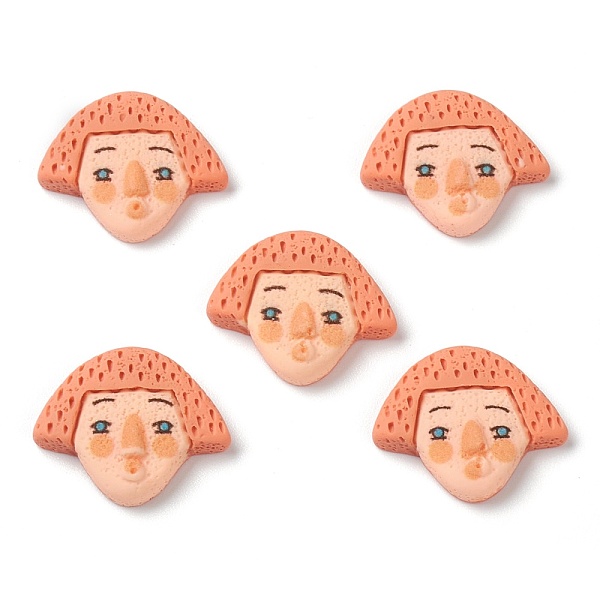 PandaHall Resin Cabochons, Cartoon Character, Human with Light Salmon Hair, 18x22x5mm Resin Human
PandaHall Resin Cabochons, Cartoon Character, Human with Light Salmon Hair, 18x22x5mm Resin Human