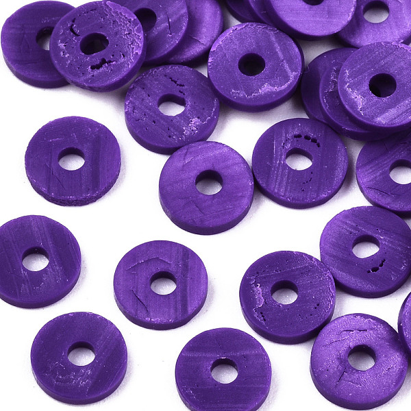 PandaHall Handmade Polymer Clay Beads, for DIY Jewelry Crafts Supplies, Disc/Flat Round, Heishi Beads, Dark Orchid, 6x1mm, Hole: 2mm, about...
PandaHall Handmade Polymer Clay Beads, for DIY Jewelry Crafts Supplies, Disc/Flat Round, Heishi Beads, Dark Orchid, 6x1mm, Hole: 2mm, about...